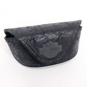 HARLEY Davidson black sun glass case